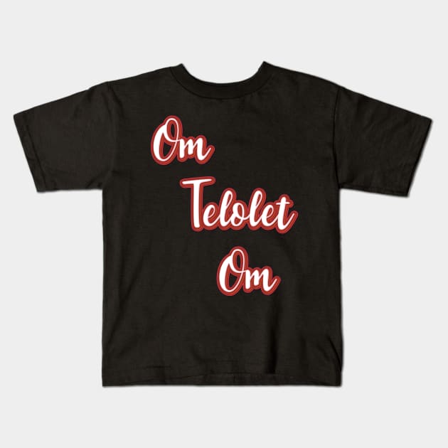 Om Telolet Om Kids T-Shirt by sfajar